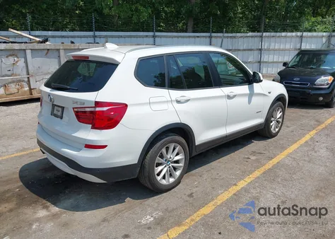 2017 BMW X3 xDrive28I из США, поврежденный, VIN 5UXWX9C36H0W74437